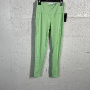 Ideology Women's 7/8 side pocket legging, green ash Medium